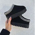 Black slippers