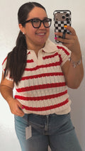 Ruby Collared V-Neck
