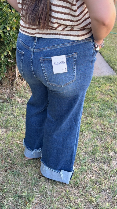 Flare Denim Pants