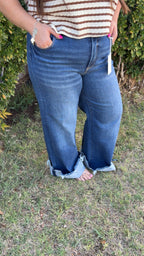 Flare Denim Pants