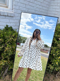 Polka Dot Corduroy Dress